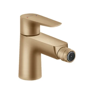 Talis E Single lever bidet mixer with pop up waste  Brushed Bronze