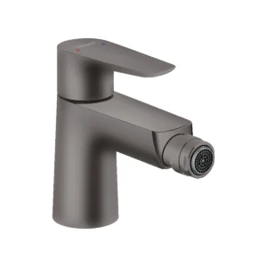 Talis E Single lever bidet mixer with pop up waste  Brushed Black Chrome