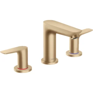 Talis E 3 hole basin mixer with pop up waste  Brushed Bronze
