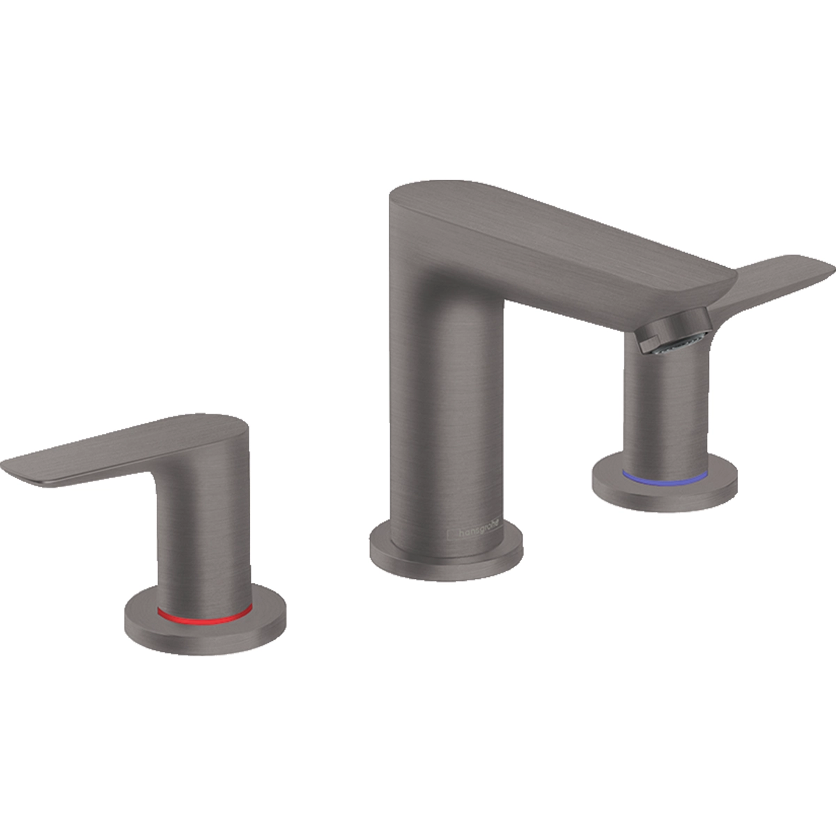 Talis E 3 hole basin mixer with pop up waste Brushed Black Chrome
