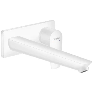 Talis E Single lever basin mixer for concealed installation with spout 22.5 cm  Matt White