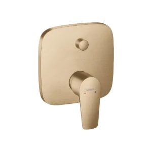 Talis E Single lever manual bath mixer for concealed installation  Brushed Bronze