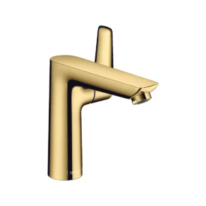 Talis E Single lever basin mixer 150 with pop up waste  Polished Gold Optic