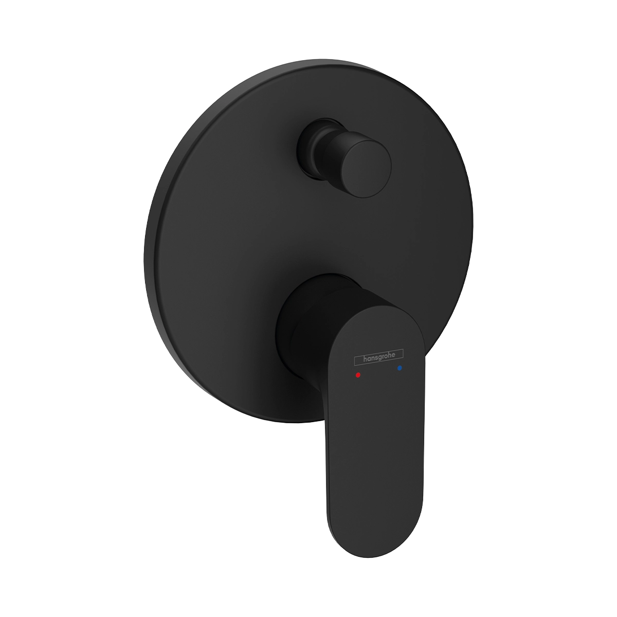 Rebris S Single lever bath mixer for concealed installation with integrated security combination according to EN1717 for iBox universal Matt Black