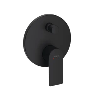 Rebris E Single lever bath mixer for concealed installation for iBox universal  Matt Black