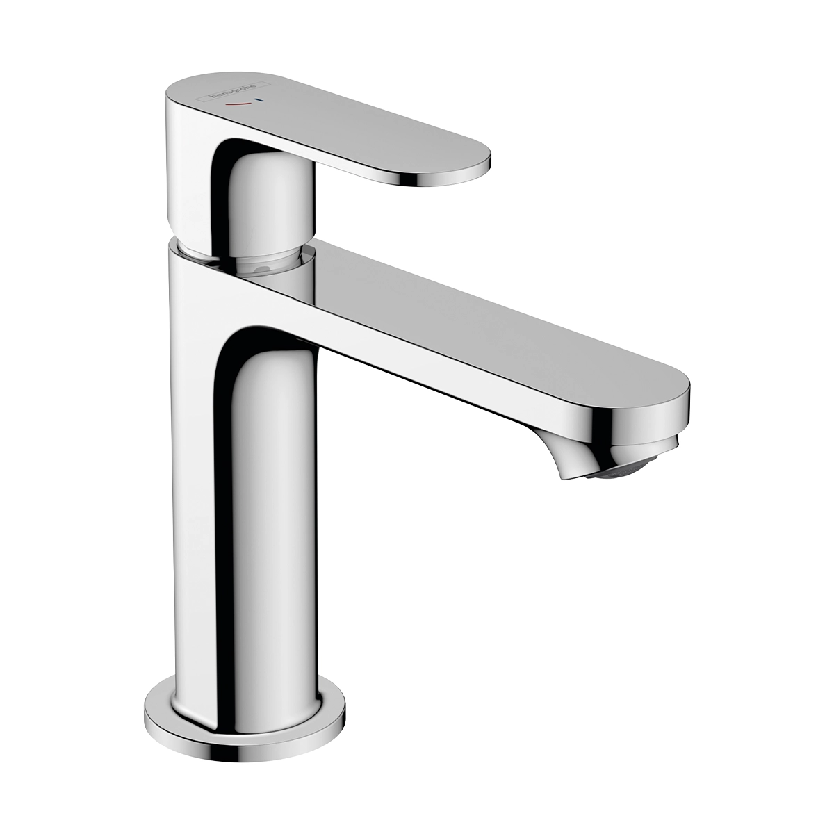 Rebris S Single lever basin mixer 110 CoolStart with metal pop up waste set Chrome