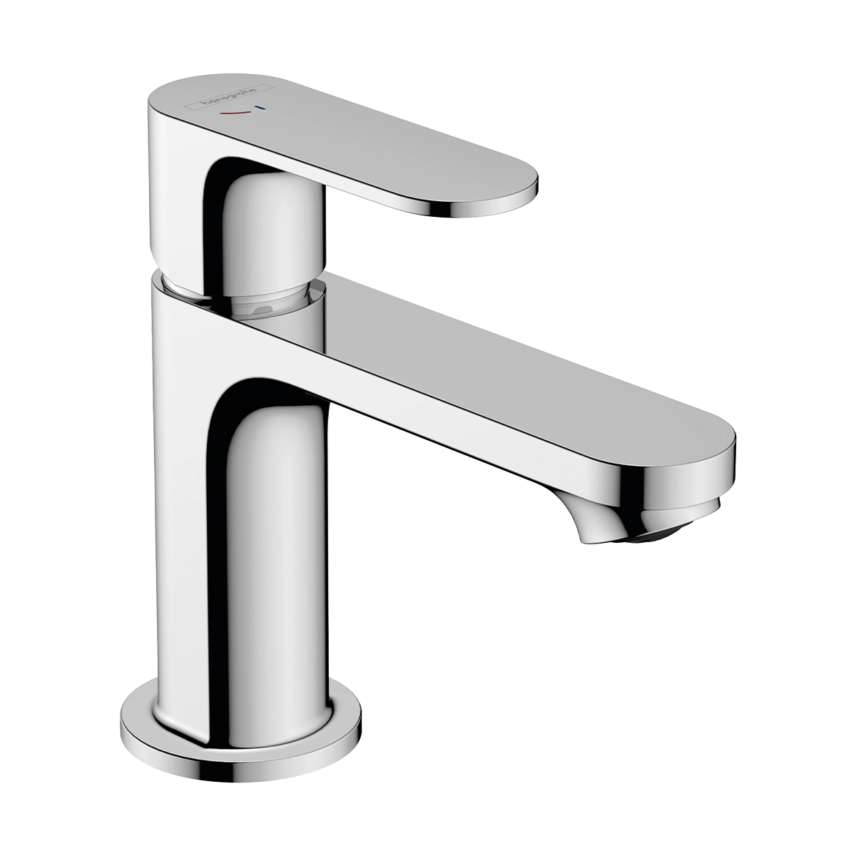 Rebris S Single lever basin mixer 80 CoolStart with metal pop up waste set Chrome