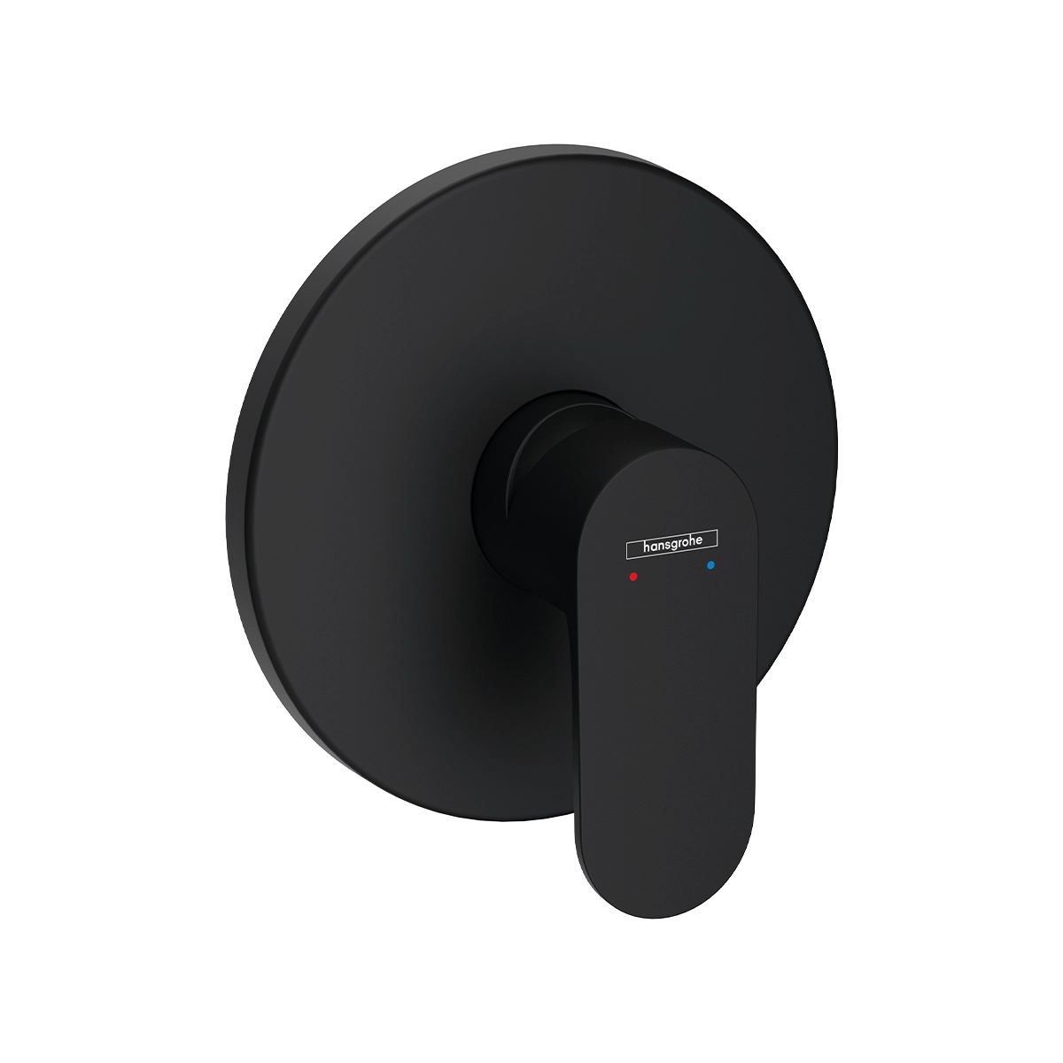 Rebris S Single lever shower mixer for concealed installation for iBox universal Matt Black