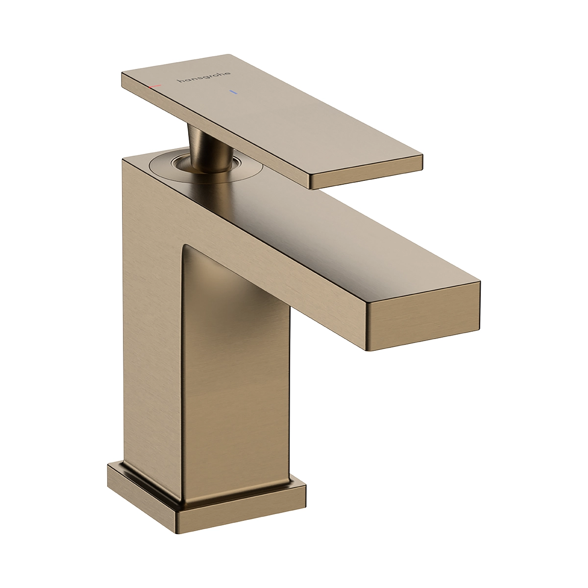 Tecturis E Single lever basin mixer 80 CoolStart EcoSmart+ with pop up waste set Brushed Bronze