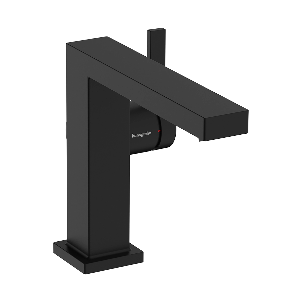 Tecturis E Single lever basin mixer 110 Fine CoolStart EcoSmart+ with pop up waste set Matt Black