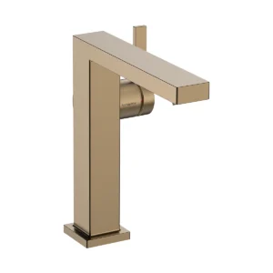 Tecturis E Single lever basin mixer 150 Fine CoolStart EcoSmart+ with push open waste set  Brushed Bronze