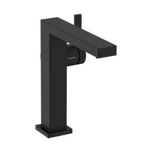 Tecturis E Single lever basin mixer 150 Fine CoolStart EcoSmart+ with push open waste set  Matt Black