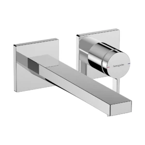 Tecturis E Single lever basin mixer for concealed installation wall mounted EcoSmart+ with spout 22,5 cm  Chrome