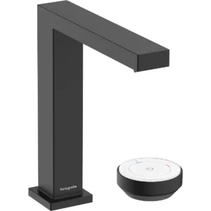 Tecturis E 2 hole basin mixer 150 CoolStart EcoSmart+ with waste set  Matt Black