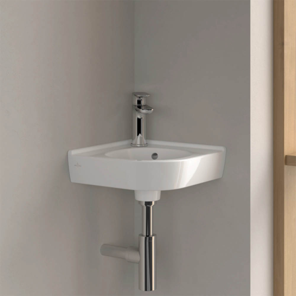 Villeroy & Boch O.novo Corner handwashbasin, 400mm - Image 3
