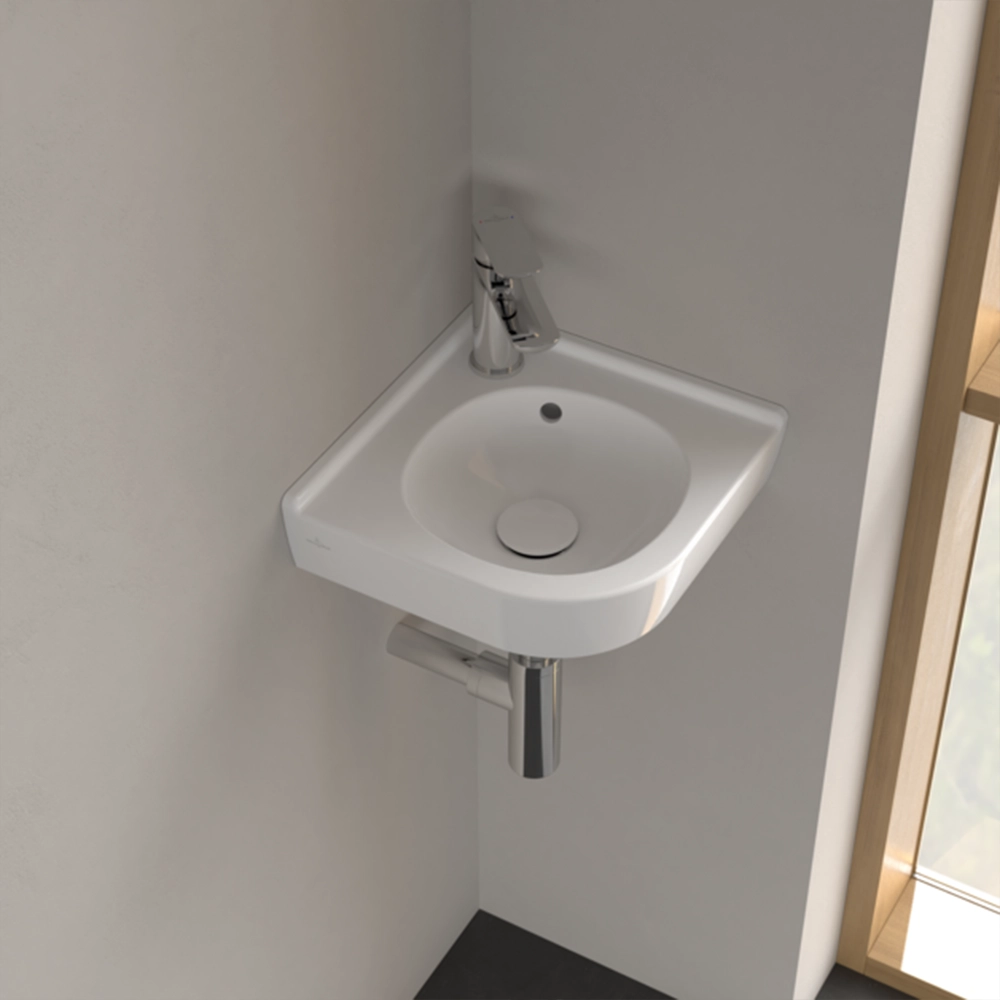 Villeroy & Boch O.novo Corner handwashbasin, 400mm - Image 2
