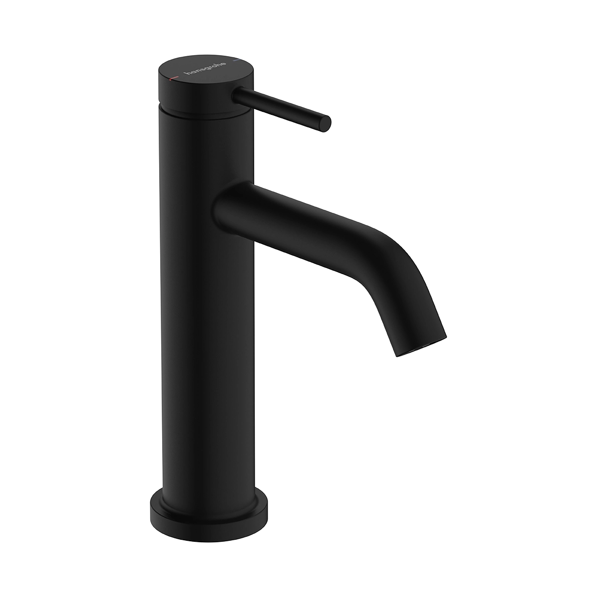 Tecturis S Single lever basin mixer 110 EcoSmart+ without waste set Matt Black