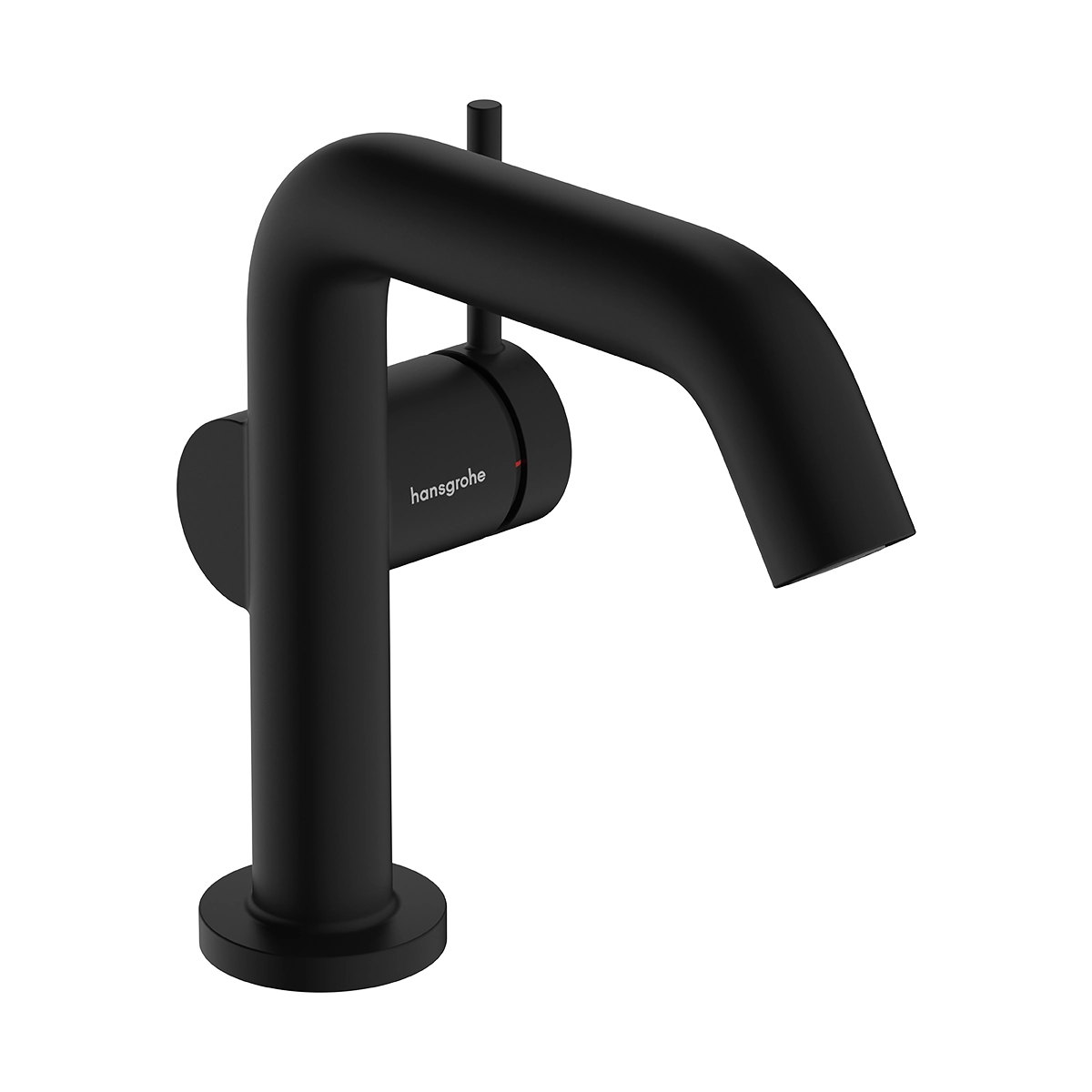 Tecturis S Single lever basin mixer 110 Fine CoolStart EcoSmart+ with pop up waste set Matt Black