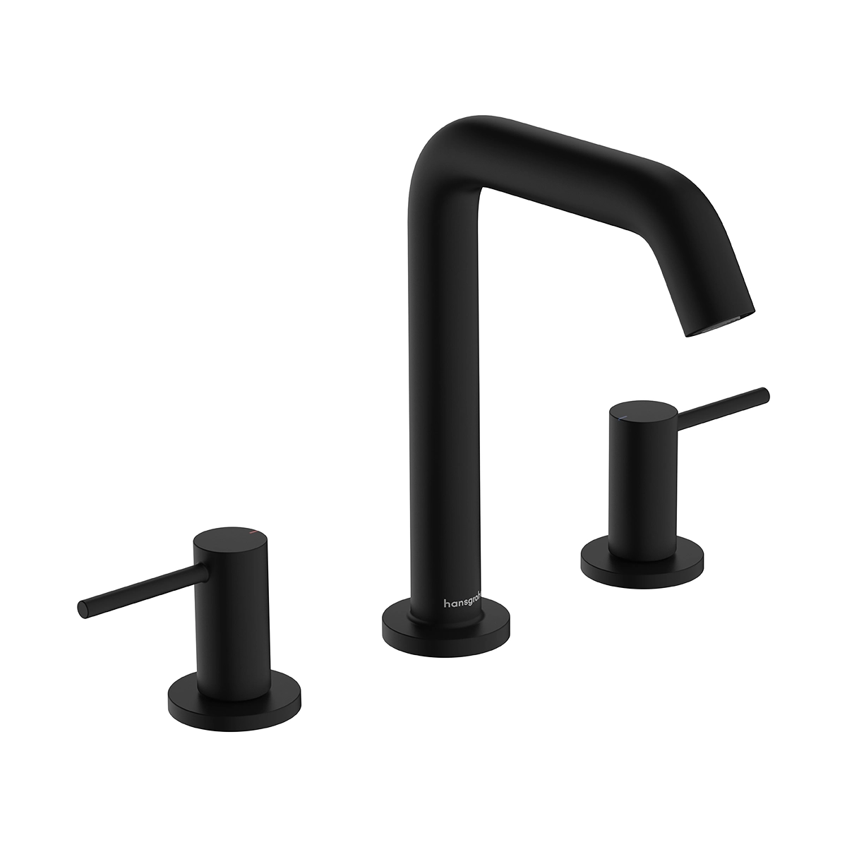 Tecturis S Single lever basin mixer 150 Fine CoolStart EcoSmart+ without waste set Matt Black
