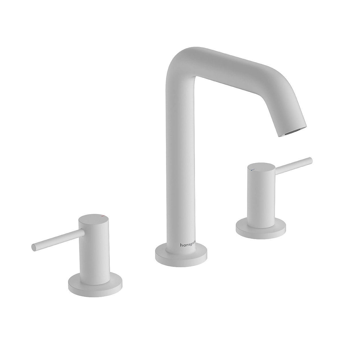 Tecturis S Single lever basin mixer 150 Fine CoolStart EcoSmart+ without waste set Matt White