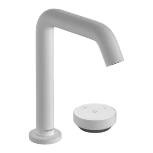 Tecturis S 2 hole basin mixer 150 CoolStart EcoSmart+ with waste set  Matt White
