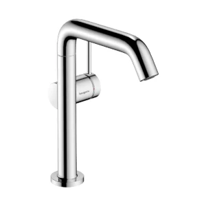 Tecturis S Single lever basin mixer 210 Fine CoolStart EcoSmart+ with swivel spout and push open waste set  Chrome