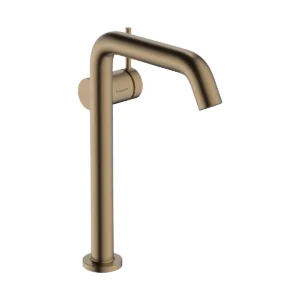 Tecturis S Single lever basin mixer 240 Fine CoolStart EcoSmart+ for wash bowls with push open waste set  Brushed Bronze