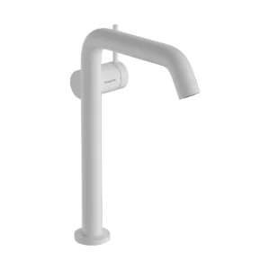 Tecturis S Single lever basin mixer 240 Fine CoolStart EcoSmart+ for wash bowls without waste set  Matt White
