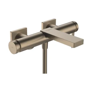 Tecturis E Single lever bath mixer for exposed installation  Brushed Bronze