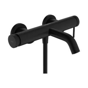 Tecturis S Single lever bath mixer for exposed installation  Matt Black