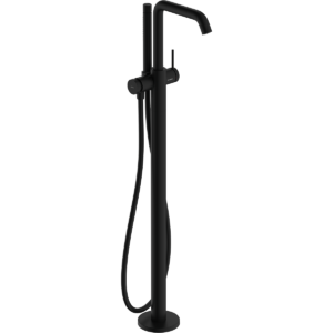 Tecturis S Single lever bath mixer floor standing  Matt Black