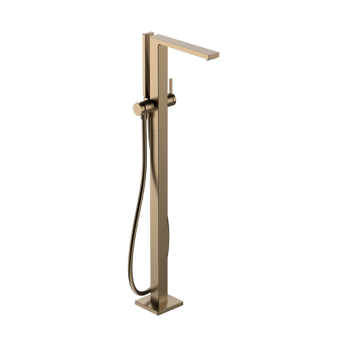 Tecturis E Single lever bath mixer floor standing Brushed Bronze