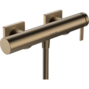 Tecturis E Single lever shower mixer for exposed installation  Brushed Bronze