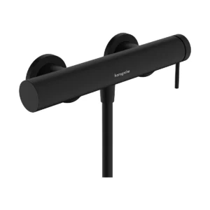 Tecturis S Single lever shower mixer for exposed installation  Matt Black