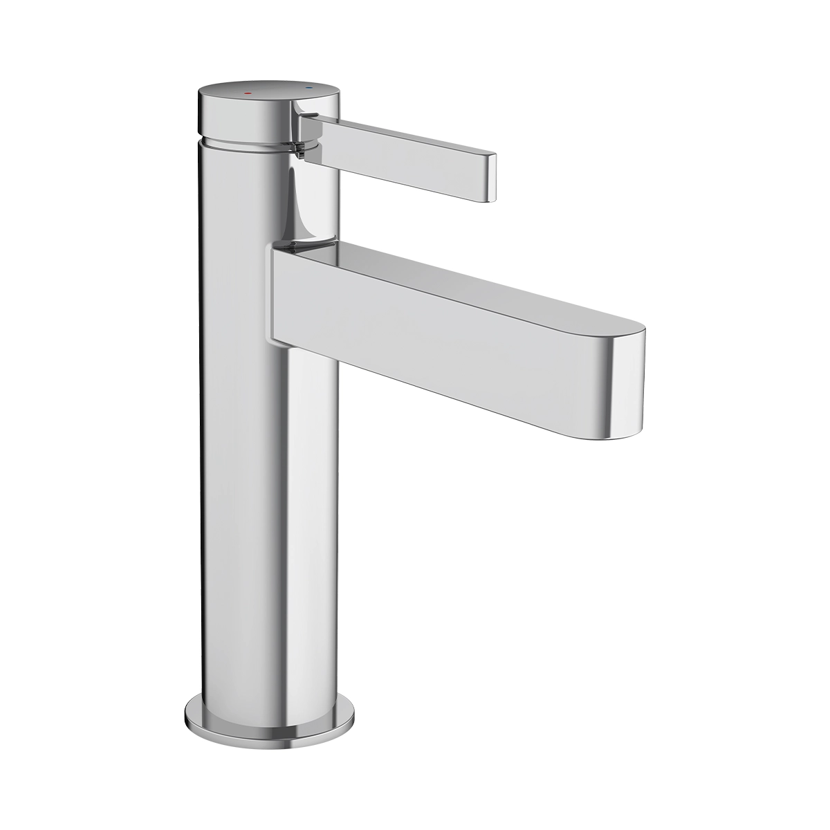 Finoris Single lever basin mixer 110 with push open waste set Chrome