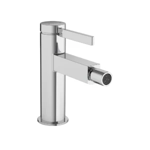 Finoris Single lever bidet mixer with push open waste set  Chrome