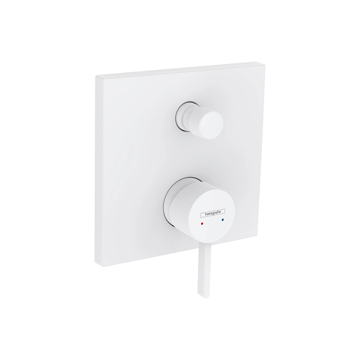 Finoris Single lever bath mixer for concealed installation Matt White