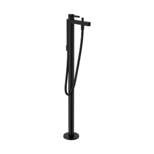 Finoris Single lever bath mixer floor standing  Matt Black