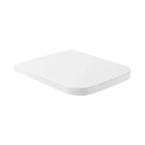 Villeroy & Boch Finion Toilet seat and cover Rectangle, with QuickRelease and SoftClosing hinges, hinges in stainless steel  Stone White