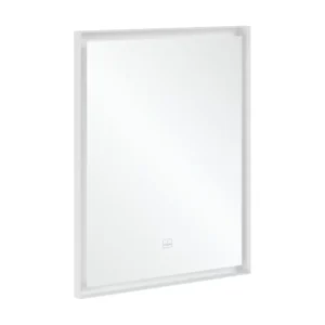 Villeroy & Boch Subway 3.0 Mirror with lighting - Matt White, 600mm