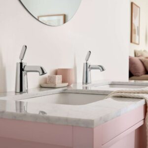 Vado Arrondi Mini Mono Basin Mixer with Universal Wate
