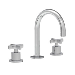 Coalbrook Bank 3 hole basin with round fixed Spout