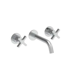 Coalbrook Bank 3 hole wall mounted basin mixer – 165mm Spout