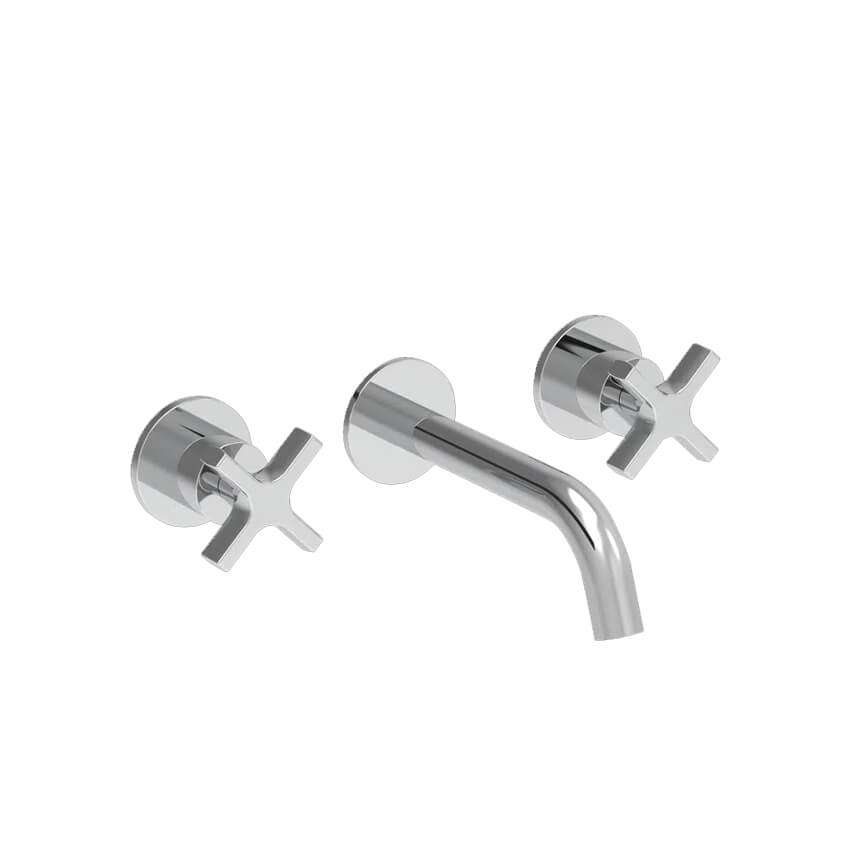 Coalbrook Bank 3 hole wall mounted basin mixer – 165mm Spout
