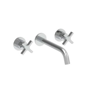 Coalbrook Bank 3 hole wall mounted basin mixer – 190mm Spout