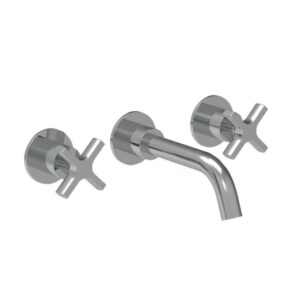 Coalbrook Bank 3 hole Wall Mounted Basin Mixer – 165mm Spout With Boss