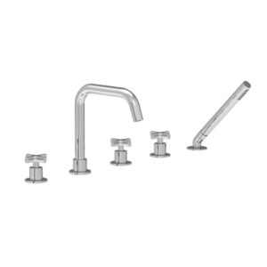 Coalbrook Bank 5 hole bath filler & pull out handspray