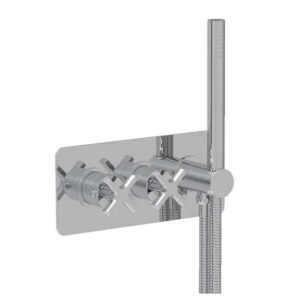 Coalbrook Bank concealed shower valve & handset 2 outlet