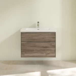 Villeroy & Boch Subway 3.0 80cm Basin & Vanity Unit, 2 Drawer