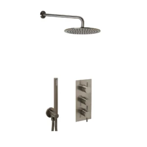 VOS 2 Outlet Shower Pack Brushed Black